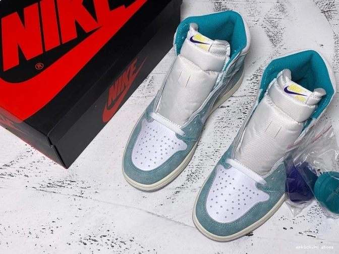 Rep OG Turbo Air Jordan High 1 Green Retro 555088-311 0805
